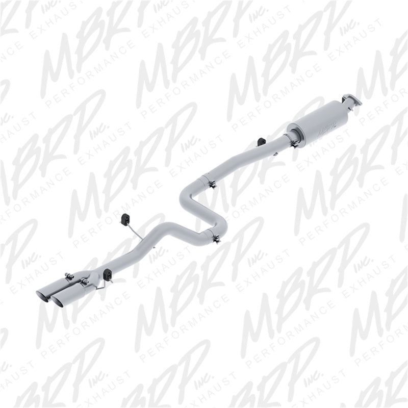 MBRP 2014 - 2019 Ford Fiesta ST 1.6L EcoBoost 3in Dual Outlet Aluminum Cat - Back Exhaust: Unleash Your Car's Potential!