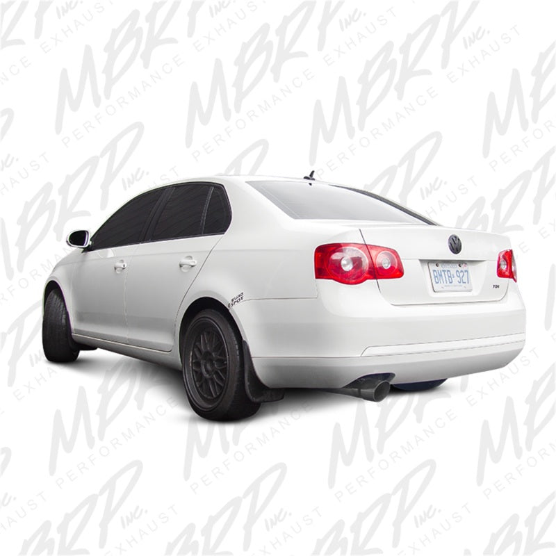 MBRP Armor Plus 3in T409 Cat Back Exhaust for 2005.5 - 2006 VW 1.9L TDI Jetta: A Lifetime of Performance!