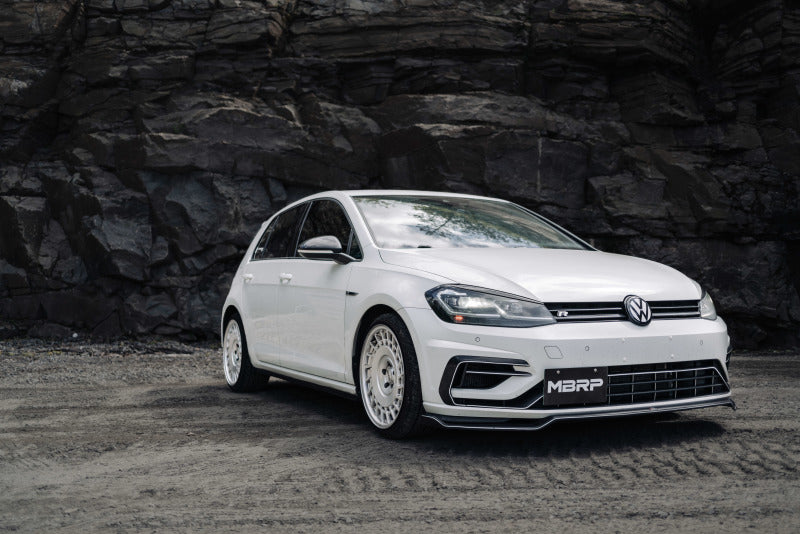 MBRP 2015 - 2019 VW Golf R MK7/MK7.5 3in T304 Cat Back Exhaust with Stunning Carbon Fiber Tips