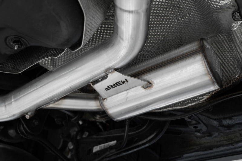MBRP 2022 - 2024 VW Jetta GLI High - Performance 3in Cat Back T304 SS 2.5in Dual Split Rear Exhaust with Carbon Fiber Tips