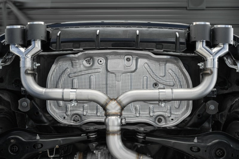 MBRP 2015 - 2019 VW Golf R MK7/MK7.5 3in T304 Cat Back Exhaust with Stunning Carbon Fiber Tips