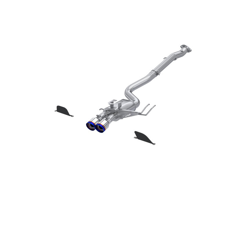 MBRP 2023-2025 Toyota GR Corolla 1.6L T304 SS 3in Cat-Back Dual Center Rear Exhaust with Burnt End Tips