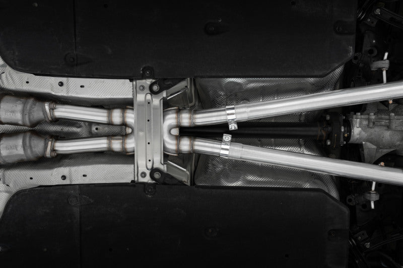 MBRP 2022 - 2023 Kia Stinger 3.3L T304 SS Cat - Back Exhaust: Dual Split Rear Quad Outlet with Factory Bezels