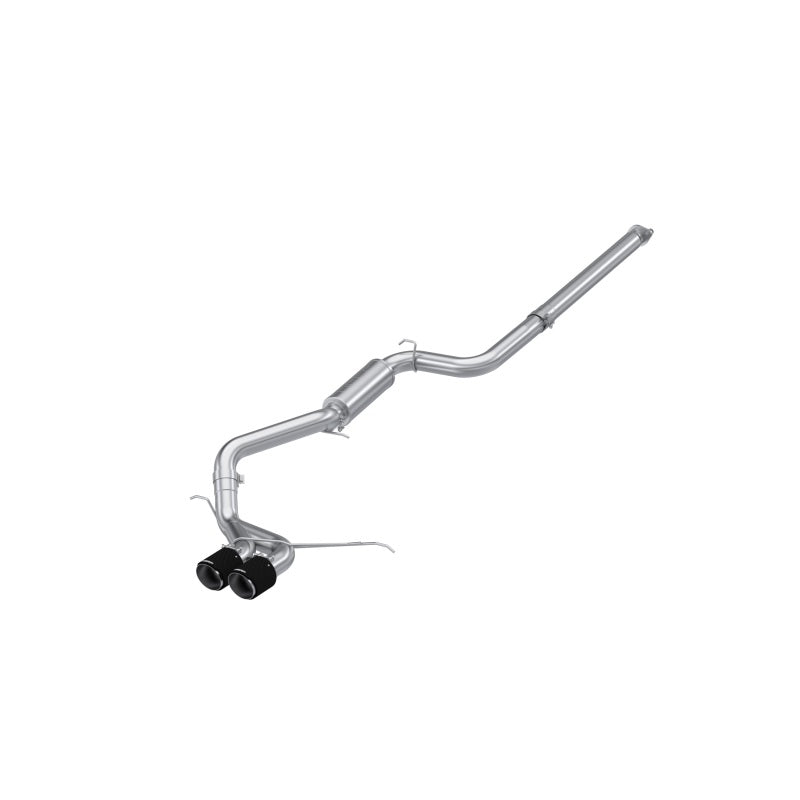 MBRP 2013 - 2018 Ford Focus ST 2.0L EcoBoost 3in Stainless Steel Cat - Back Dual Outlet Exhaust with Carbon Fiber Tips (T304)