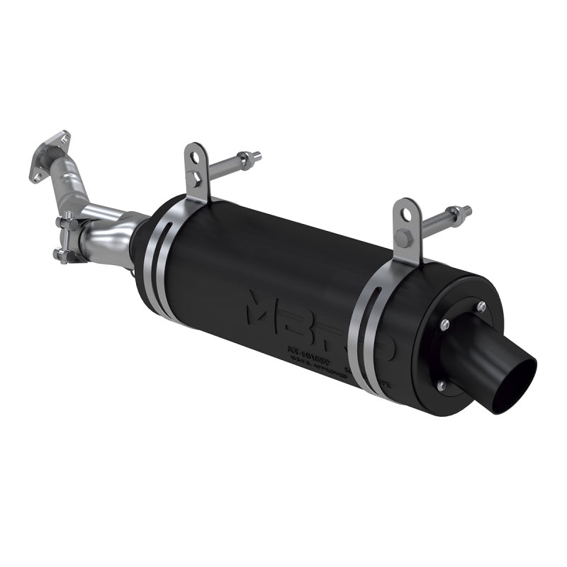 MBRP 2006 - 2011 Kawasaki KVF 750 Brute Force: Get the Thrilling Slip - On Combination Exhaust with Sport Muffler