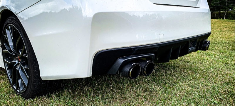 MBRP Premium Exhaust for 2011 - 2021 Subaru WRX/STI: 3in Dual Split Rear Exit with 3.5in CF Tips, T304 Street Version