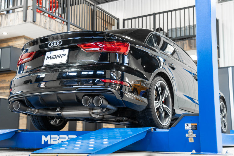MBRP 2015 - 2020 Audi S3 T304 Stainless Steel Catalytic - Active Exhaust
