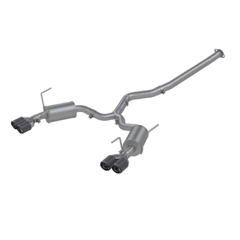 MBRP Premium Exhaust for 2011 - 2021 Subaru WRX/STI: 3in Dual Split Rear Exit with 3.5in CF Tips, T304 Street Version