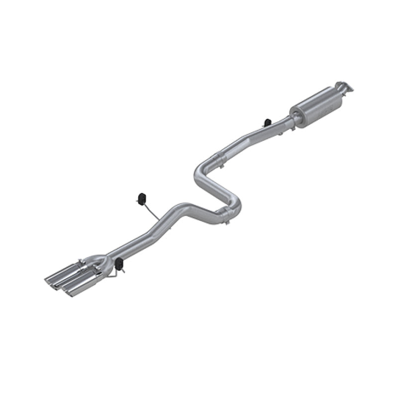 MBRP 2014 - 2019 Ford Fiesta ST 1.6L EcoBoost 3in Dual Outlet Aluminum Cat - Back Exhaust: Unleash Your Car's Potential!