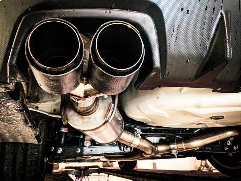 MBRP 2011 - 2021 Subaru WRX/STI High - Performance 3in Dual Split Rear Exit Exhaust with 3.5in Tips - T304 (Street Version)