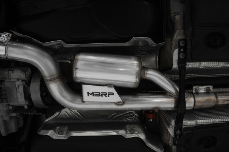 MBRP 2015 - 2020 Audi S3 T304 Stainless Steel Catalytic - Active Exhaust
