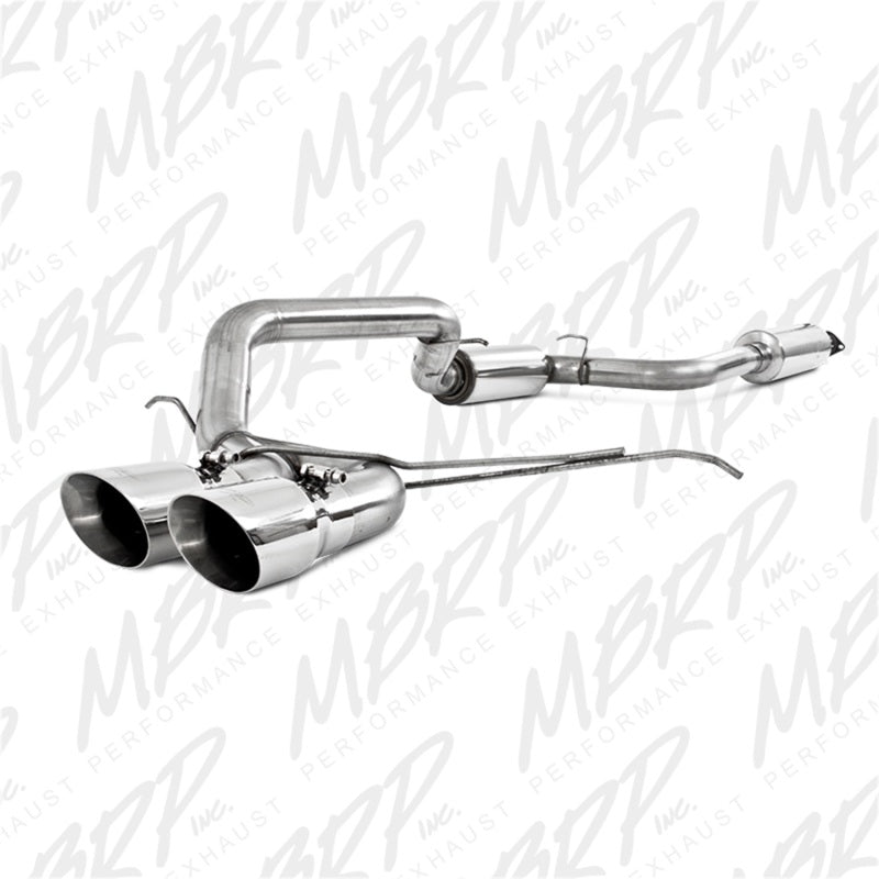 MBRP Armor Plus: 2013 - 2018 Ford Focus ST 2.0L EcoBoost 3in Dual Center Outlet T409 Cat Back Exhaust