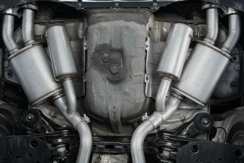 MBRP Premium 2.5in Cat Back Exhaust for 2018+ Kia Stinger 3.3L RWD/AWD - Dual Rear Exit, No Tips