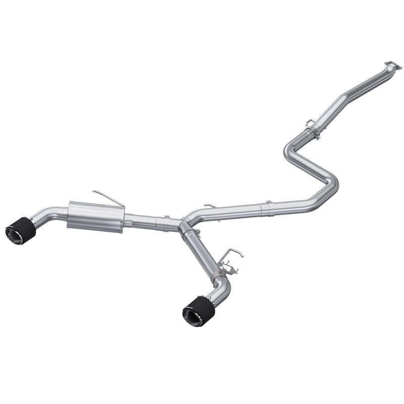 MBRP 22 - 23 Hyundai Elantra N 2.0L Turbo: T304 5in OD CF Tips Dual Outlet 3in Cat Back Exhaust - Power Up Your Ride!