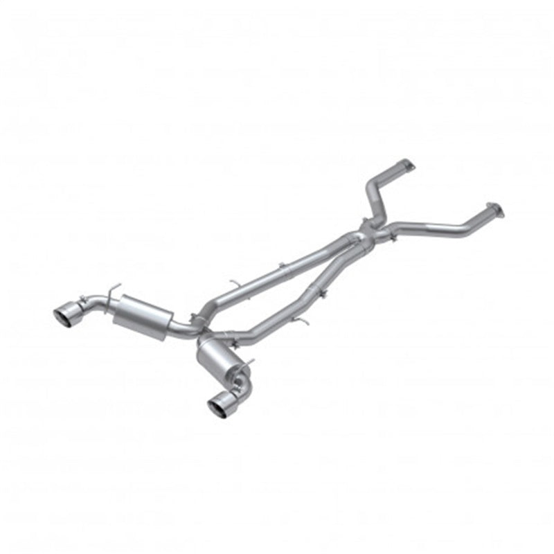 MBRP Armor Pro Series Cat Back Dual Rear Exhaust for 2017 - 2022 Infiniti Q60 3.0L RWD/AWD