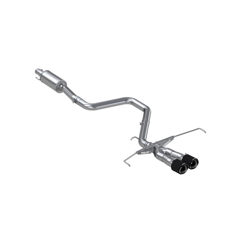 2019+ MBRP Hyundai Veloster Turbo Cat Back Exhaust - T304 Stainless Steel with Carbon Fiber Tip