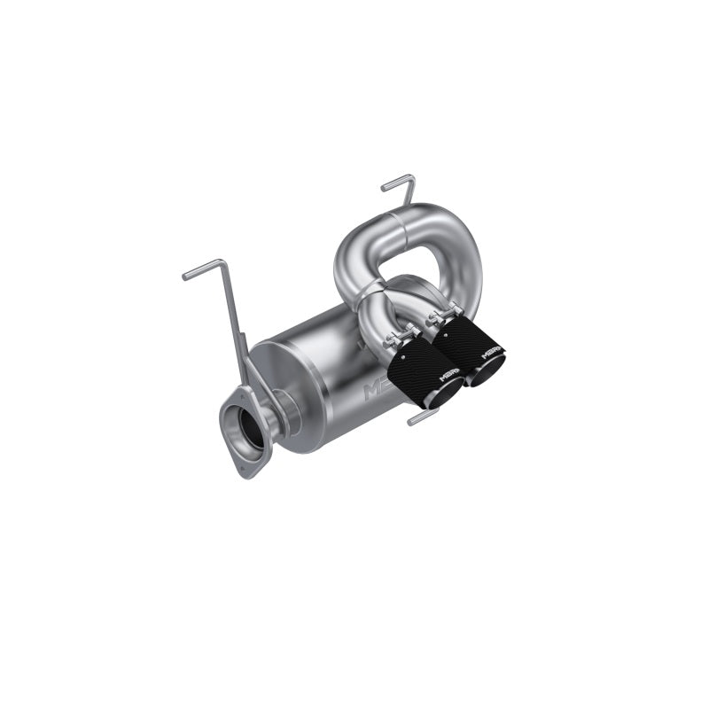 MBRP 2022 - 2024 Polaris RZR Pro R Single Slip - on Dual Outlet High - Performance Exhaust