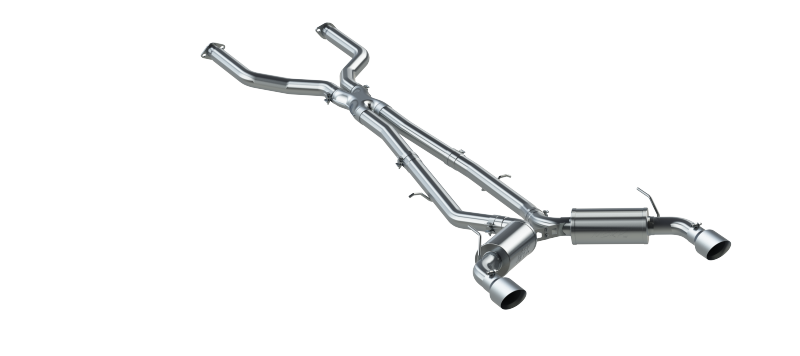 MBRP Premium 16 - 22 Infiniti Q50 3.0L FWD/AWD 3in Cat - Back Exhaust with 4.5in OD Tips - T304