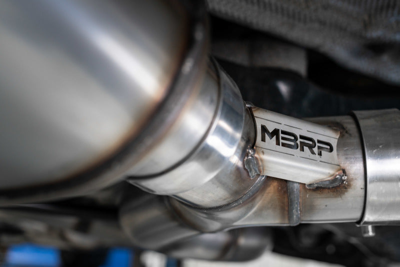 MBRP Armor Pro 304SS 3in Quad Split Rear Exit Exhaust System for 2015 - 2020 Audi S3/RS3