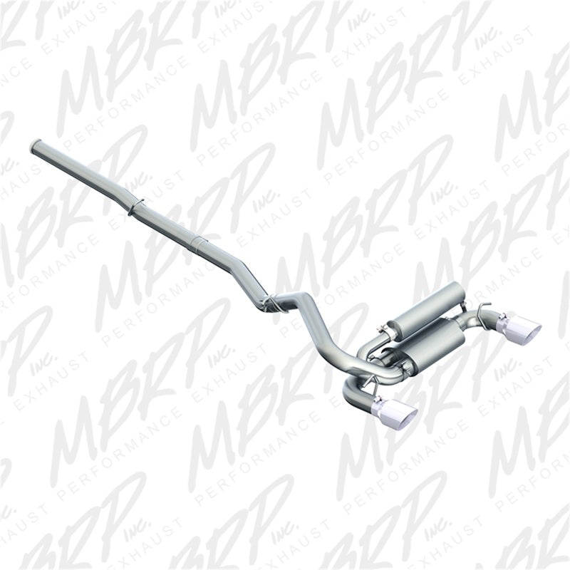 MBRP 2016+ Ford Focus RS 3in Dual Outlet Cat-Back Exhaust - T409 SS Lifetime Performance Upgrade
