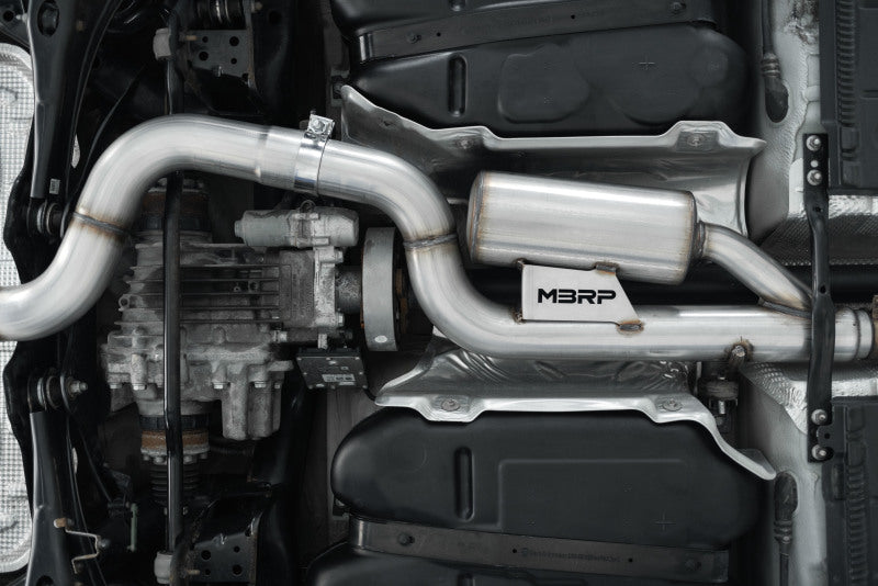 MBRP 2015 - 2019 VW Golf R MK7/MK7.5 3in T304 Cat Back Exhaust with Stunning Carbon Fiber Tips