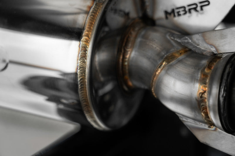 MBRP 2015 Polaris Hawkeye 325/Sportsman ETX: 5in Single Slip-On Performance Exhaust for Aggressive ATV Style