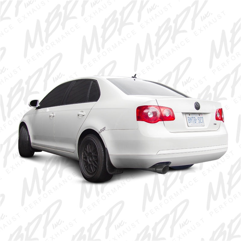 MBRP Armor Plus 3in T409 Cat Back Exhaust for 2005.5 - 2006 VW 1.9L TDI Jetta: A Lifetime of Performance!