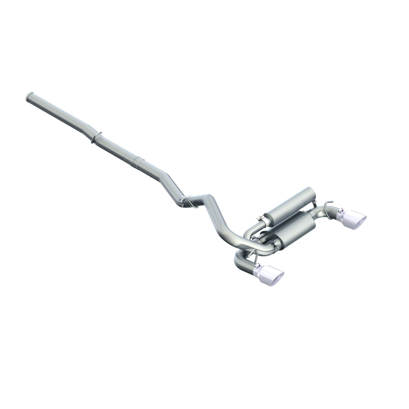 MBRP 2016+ Ford Focus RS 3in Dual Outlet Cat-Back Exhaust - T409 SS Lifetime Performance Upgrade
