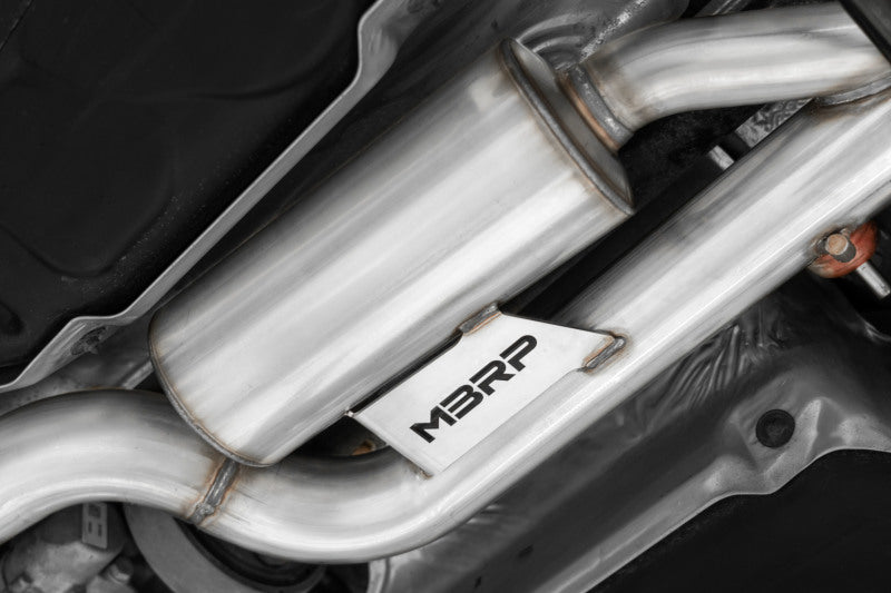 MBRP 2015 - 2019 Volkswagen Golf R 3-Inch Cat-Back Exhaust with 4-Inch OD Quad Carbon Fiber Tips (T304)