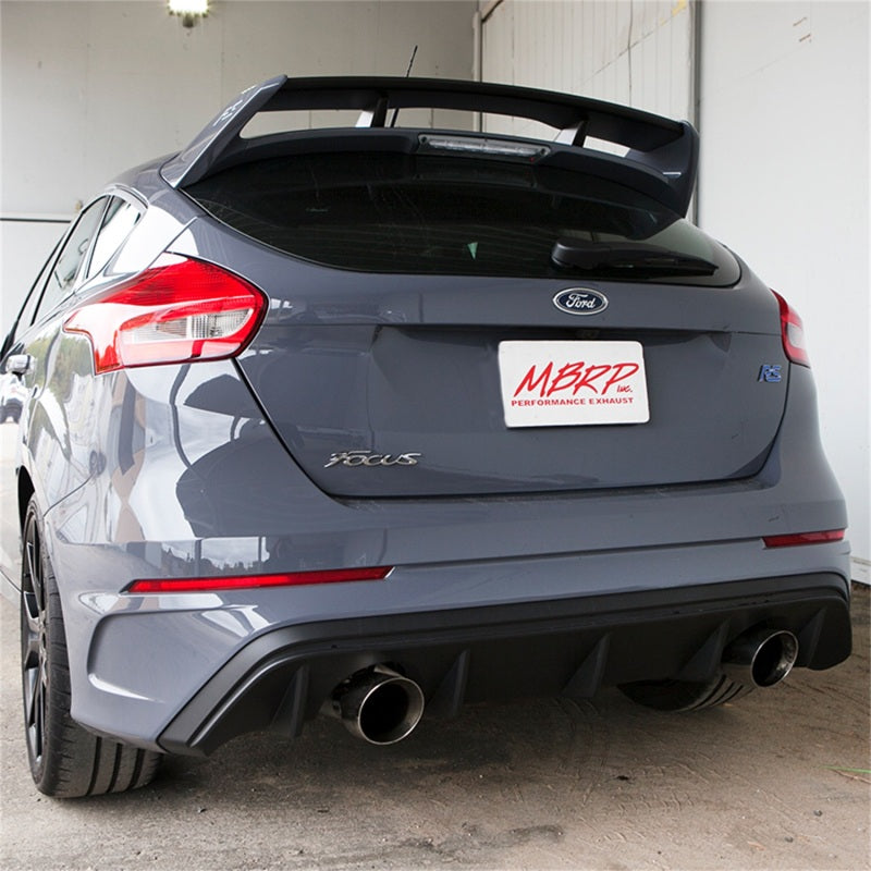 MBRP 2016+ Ford Focus RS 3in Aluminized Dual Outlet Cat-Back Exhaust - Unleash Your Car's Potential!