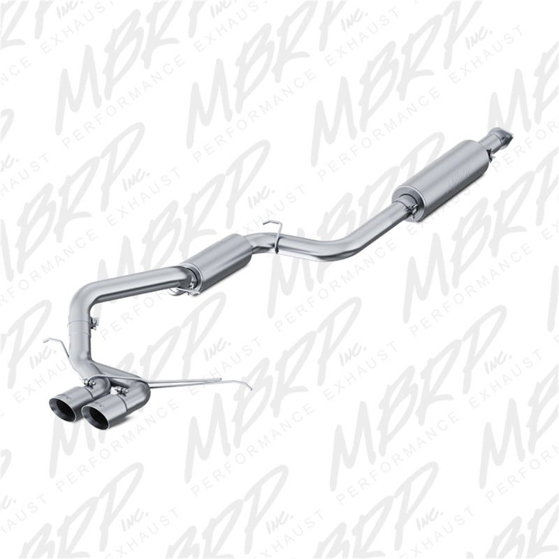 MBRP 2013 - 2018 Ford Focus ST 2.0L EcoBoost Dual Center Outlet AL 3in Cat - Back Exhaust System