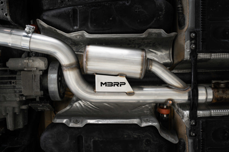 MBRP Armor Pro 304SS 3in Quad Split Rear Exit Exhaust System for 2015 - 2020 Audi S3/RS3