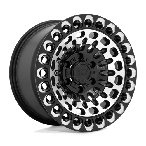 Black Rhino LABYRINTH Wheels - Gloss Black with Machined Face & Milling - Unleash Your Ride!