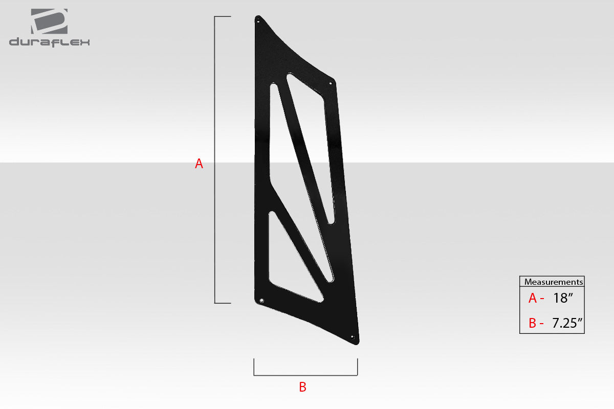 Get the Universal 66 Duraflex VRX V1 Tall Wing Complete 9 - Piece Kit Now!