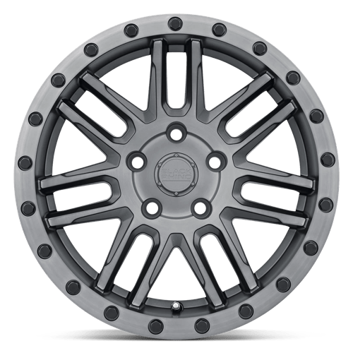 Black Rhino ARCHES Wheels - Stunning 20X9.5 Matte Brushed Gunmetal with Black Bolts!