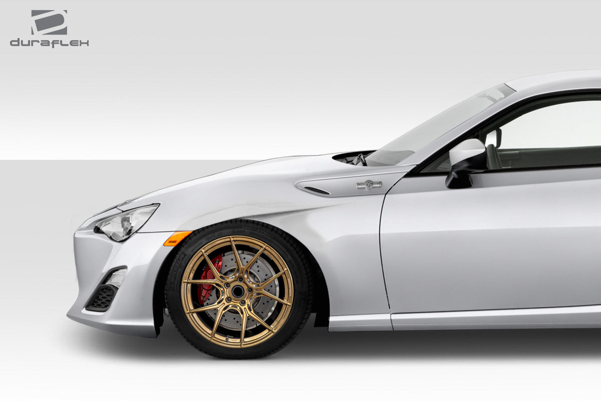 Upgrade Your Ride! 2013 - 2020 Scion FR - S, Toyota 86 & Subaru BRZ Duraflex Velocity + 20mm Front Fenders (2 - Piece Set)