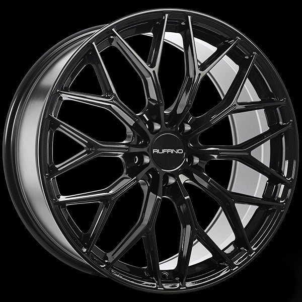 Ruffino CLASS 19x8.5 5x115 ET40 70.3 Gloss Black - Stunning Wheels for Your Ride