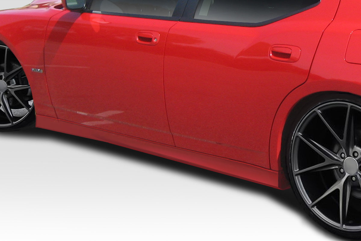 Transform Your 2006 - 2010 Dodge Charger with Duraflex Hellcat Look 2 - Piece Side Skirts!