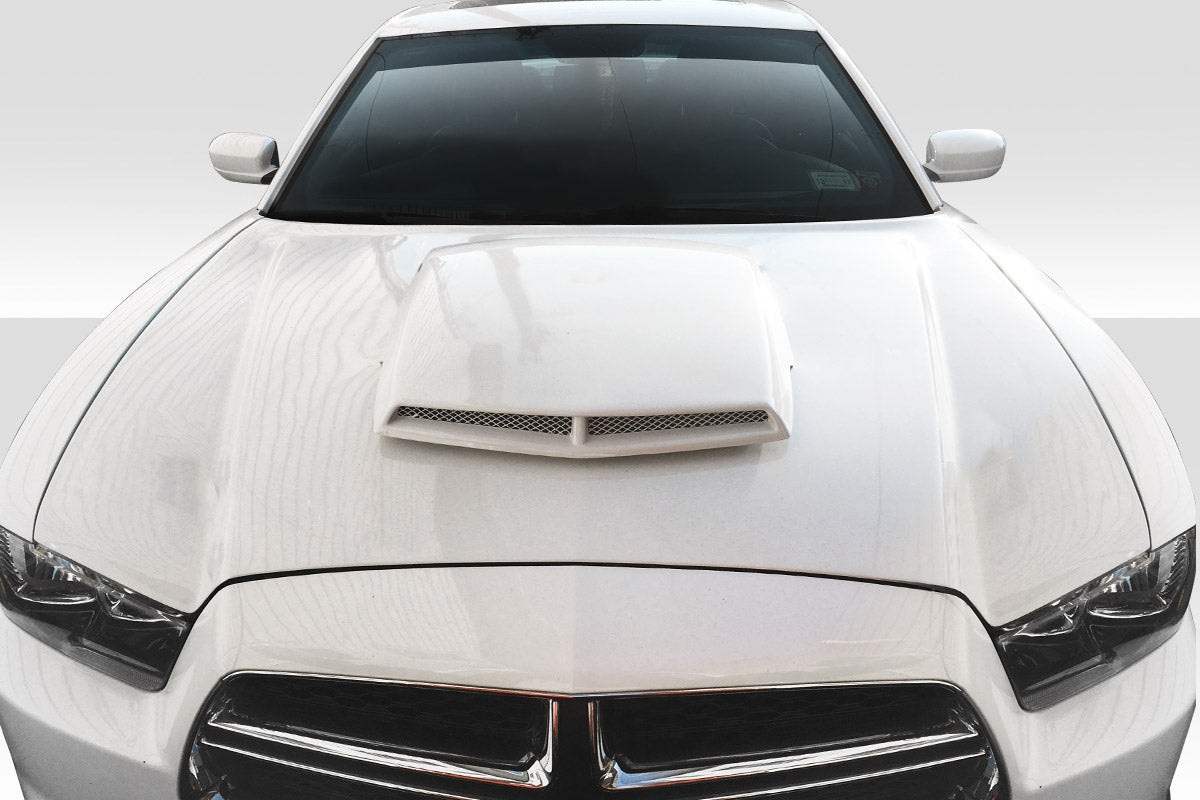 Unleash the Beast: 2011 - 2014 Dodge Charger Duraflex TA Look One - Piece Hood