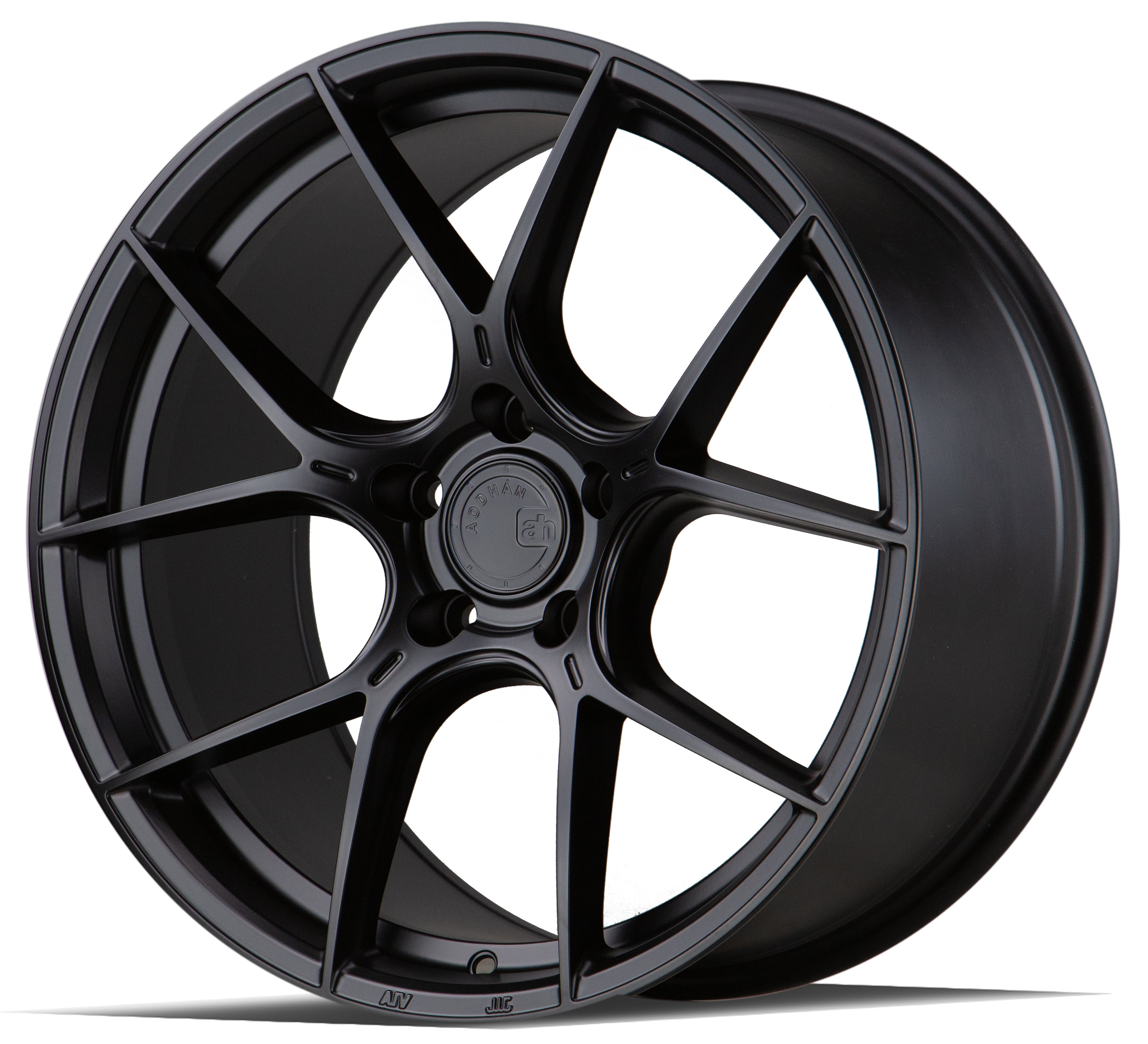 Aodhan AH-11 Wheels: 19x8.5, 5x120, +35 Offset, 72.6 Center Bore, Matte Black - A Must-Have!