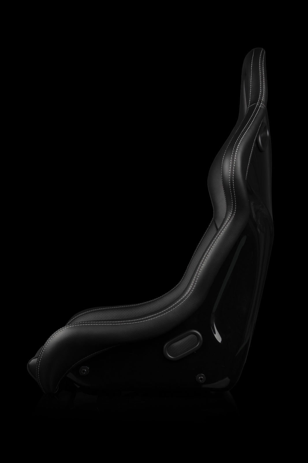 Braum Falcon-S Composite FRP Bucket Seat with White Stitching - Get Yours Now!