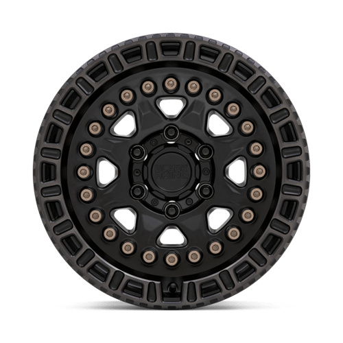 Black Rhino CARBINE 20X9 Wheels - Stunning Matte Black with Machined Tinted Ring & Bronze Bolts