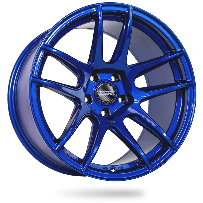 ESR CS8 Gloss Apex Blue Wheels - Stunning 18x9.5, 5x114.3 ET15