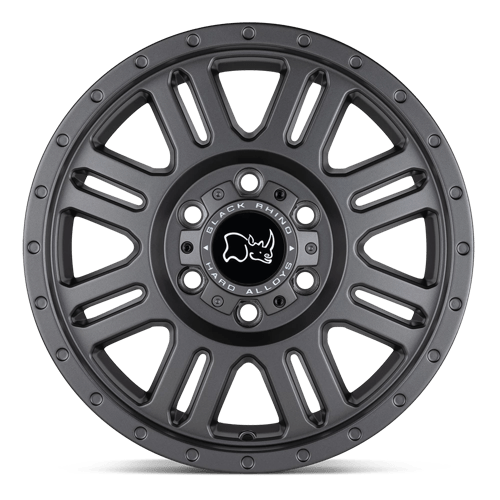 Black Rhino YELLOWSTONE 17X8 6X130 ET38 84.1 Matte Gunmetal - A Stunning Upgrade for Your Ride!