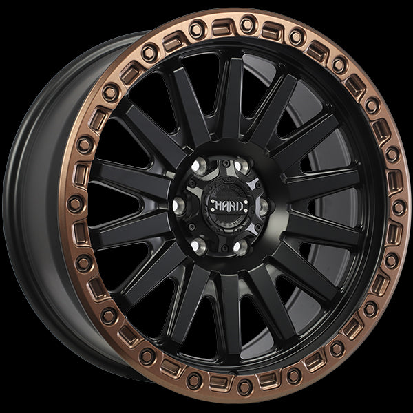 Ruffino Blaze Wheels - Stunning Satin Black with Satin Bronze Lip!