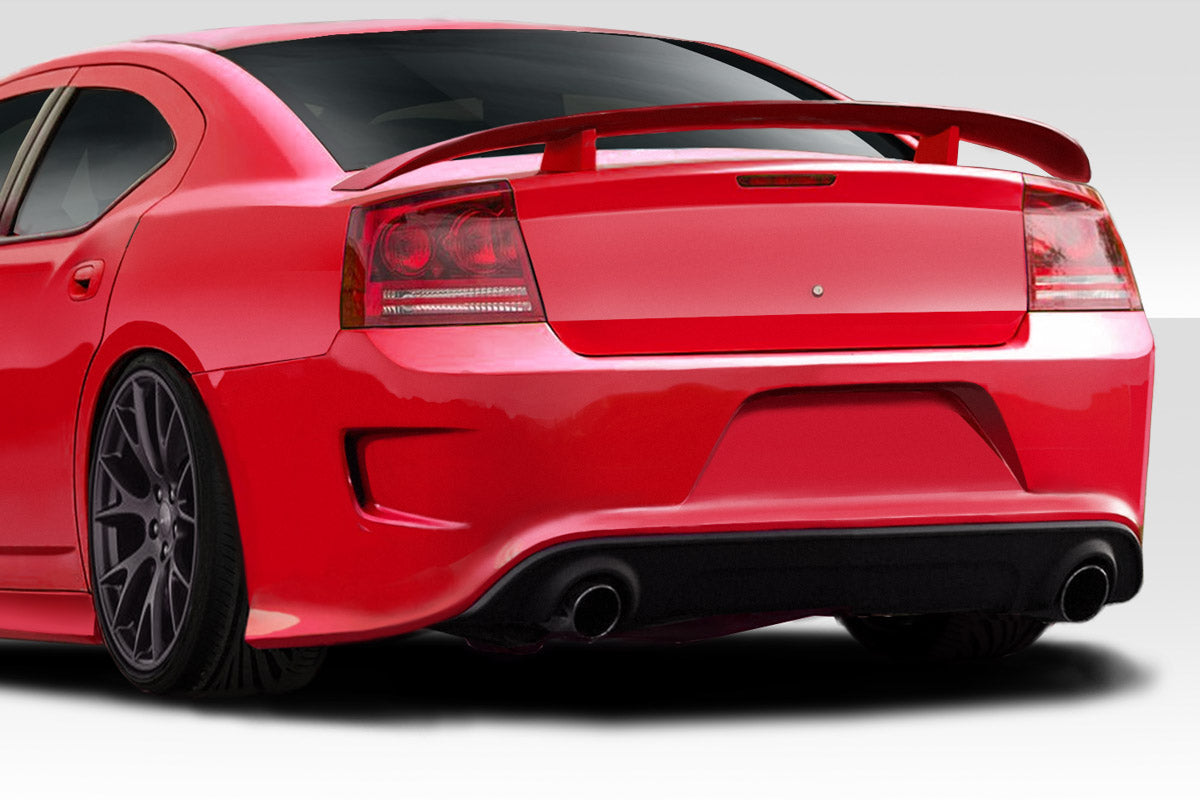 Revamp Your 2006 - 2010 Dodge Charger with Duraflex Hellcat Look Rear Bumper - One Piece!
