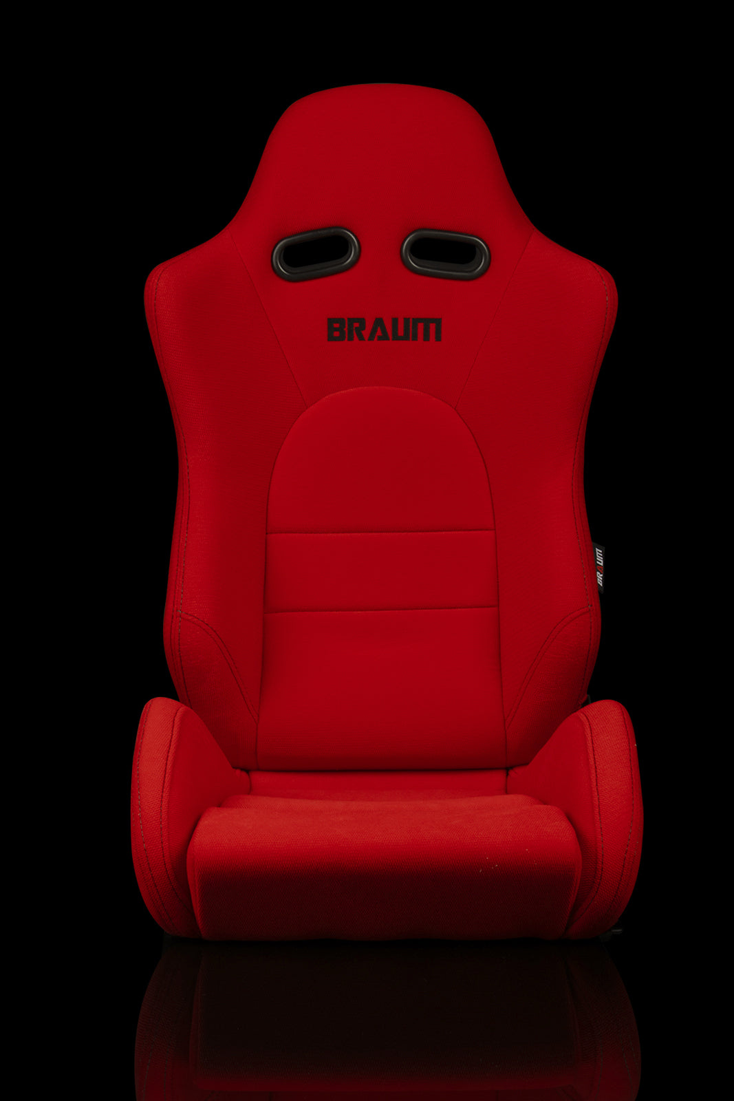 Braum Advan Series Sport Seats - Stunning Red Jacquard with Black Stitching (Pair) - Upgrade Your Ride Now!