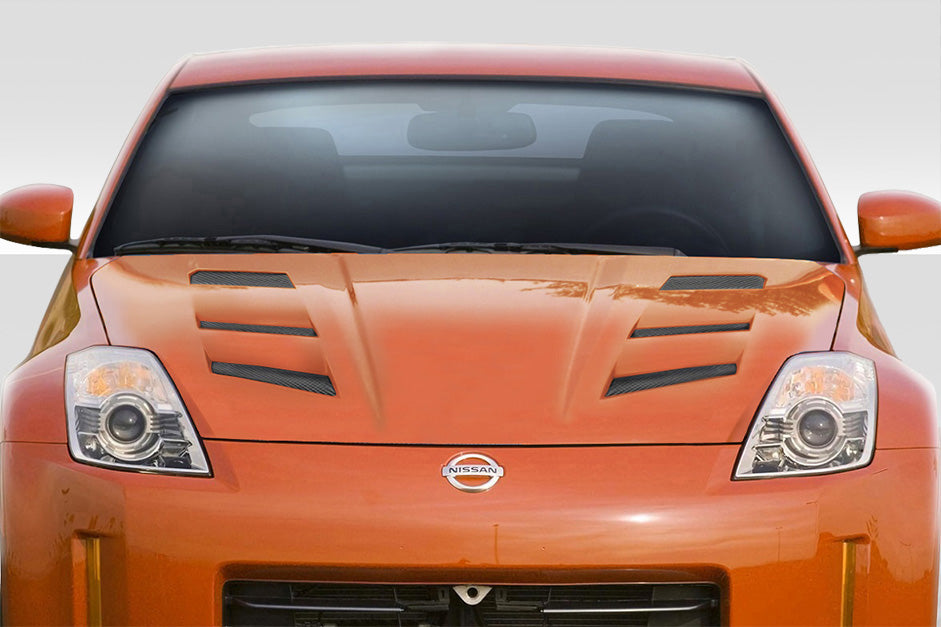 Upgrade Your 2007 - 2008 Nissan 350Z Z33 with Duraflex AM - S One - Piece Hood