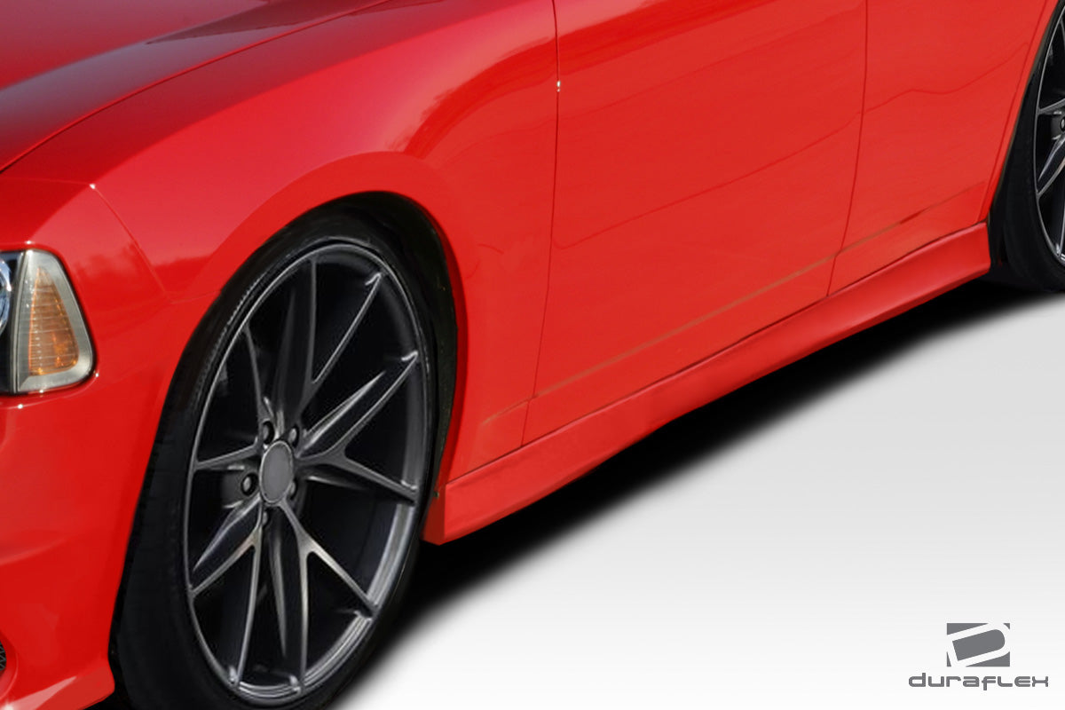 Transform Your 2006 - 2010 Dodge Charger with Duraflex Hellcat Look 2 - Piece Side Skirts!