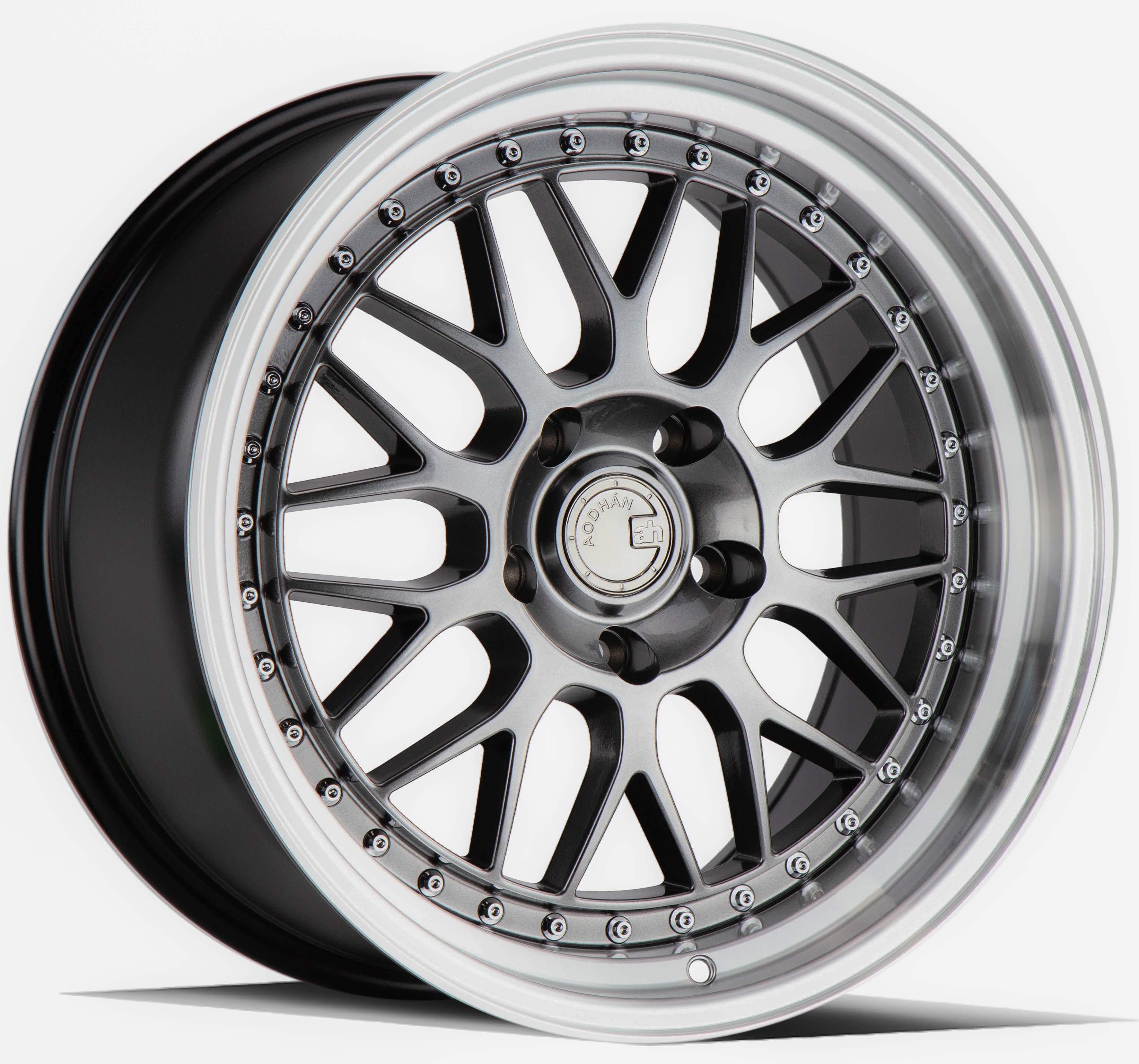 Aodhan AH02 19x8.5 5x114.3 +35 73.1 Hyper Black w/ Machined Lip - Upgrade Your Ride Now!